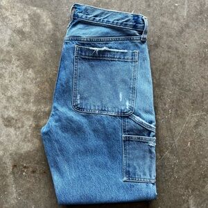 Abercrombie Double Knee Distress Denim